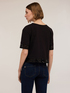 T-shirt with sequinned trims image number 1