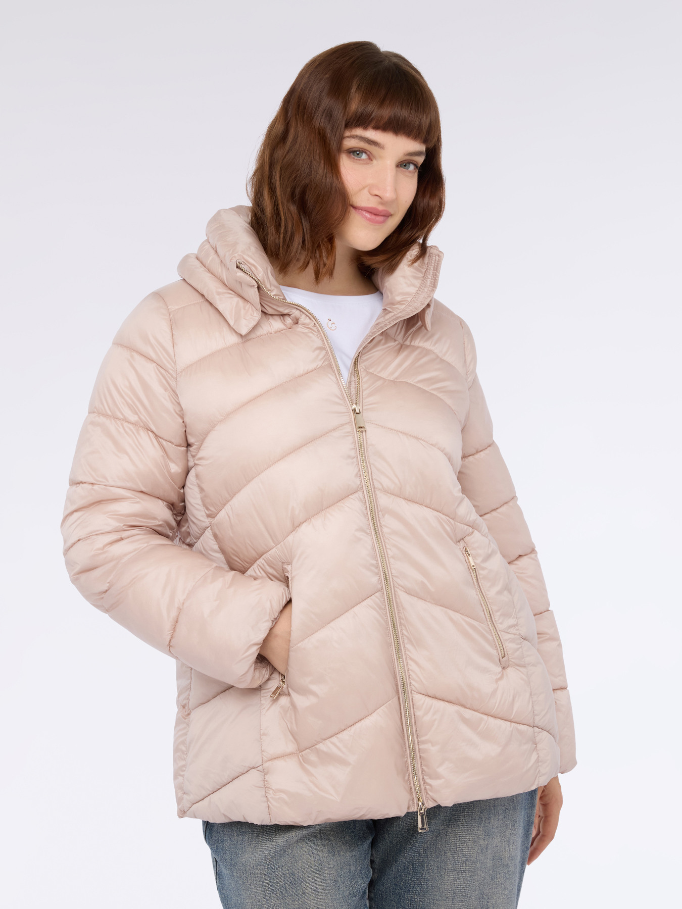 Daunenjacke mit hohem Kragen image number 2