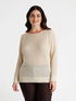 Pullover mit Bordüre in Kontrastfarbe image number 0