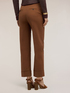Wide-leg trousers in cotton-blend technical fabric image number 1