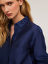 Chemise en lyocell mélangé à teinte unie image number 2