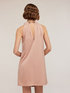Mini dress in raso con dettaglio collana image number 2