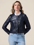 Chaqueta corta perforada image number 0