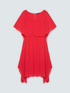 Kleid aus Georgette mit asymmetrischem Saum image number 4