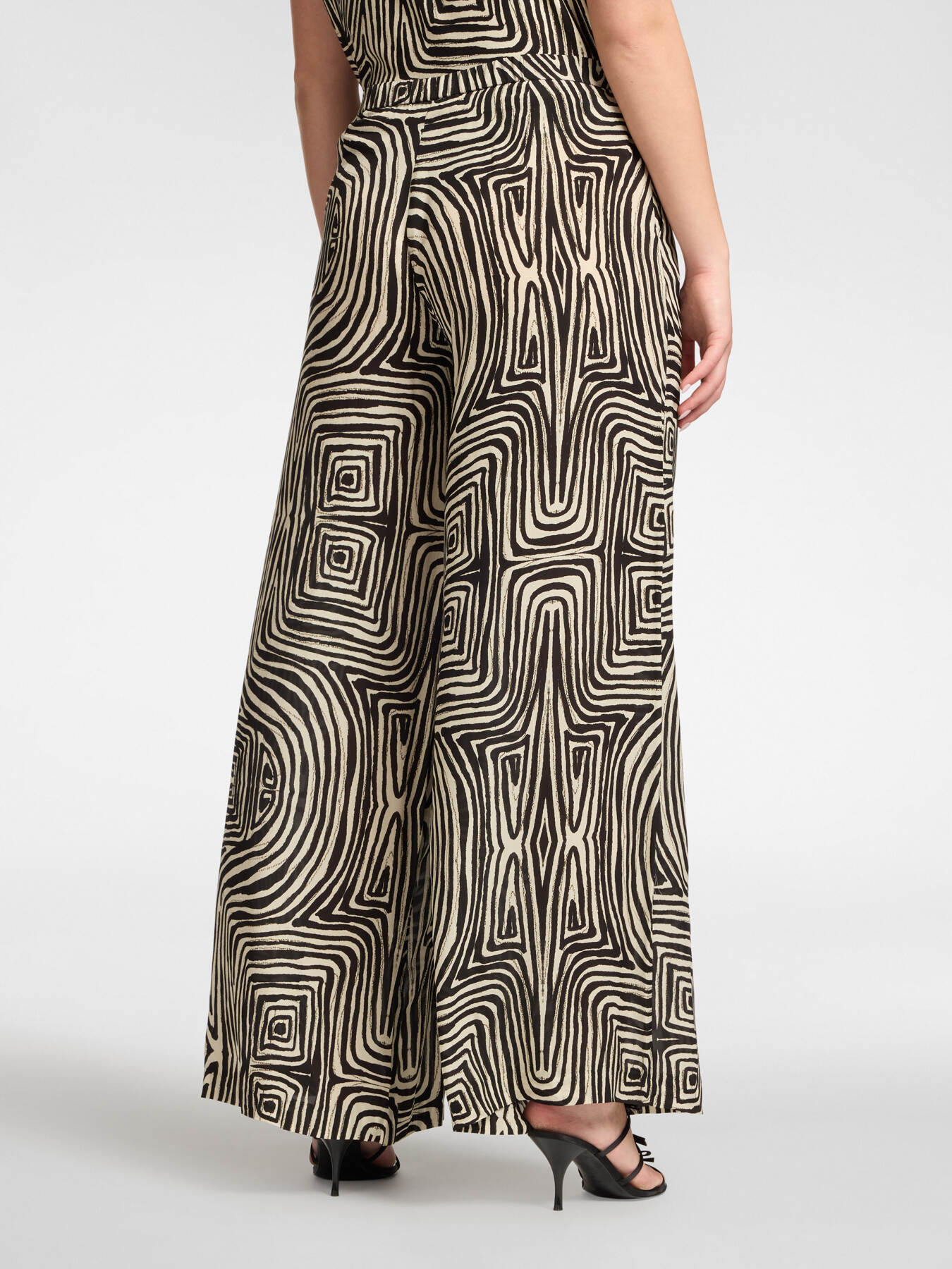Bedruckte Palazzo-Hose aus Viskose image number 1
