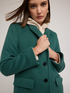Knitted wool blend coat image number 2