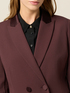 Double-breasted blazer with covered buttons image number 2