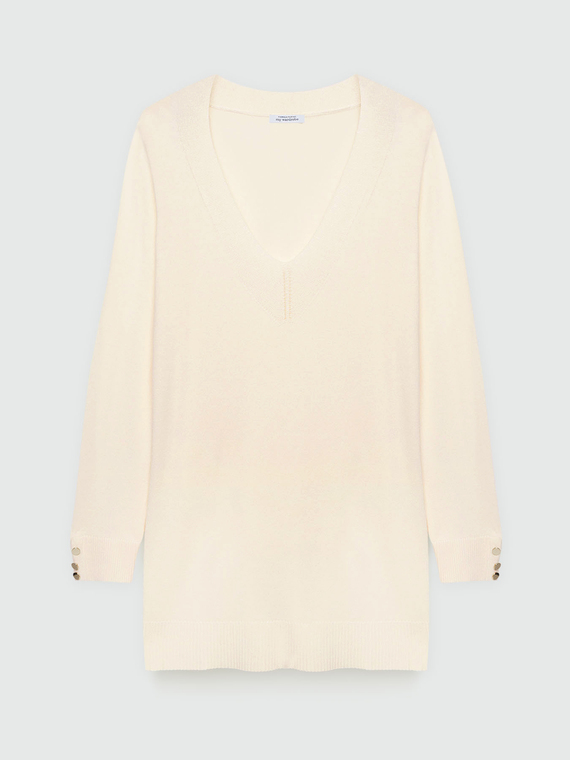 Langer Pullover mit Viskose LENZING™ ECOVERO™