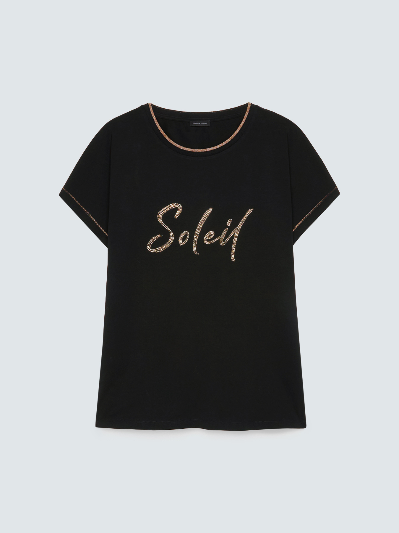 T-Shirt aus Baumwolle mit Soleil-Schriftzug image number 4