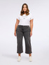 Jeans cropped lavaggio stone washed image number 4