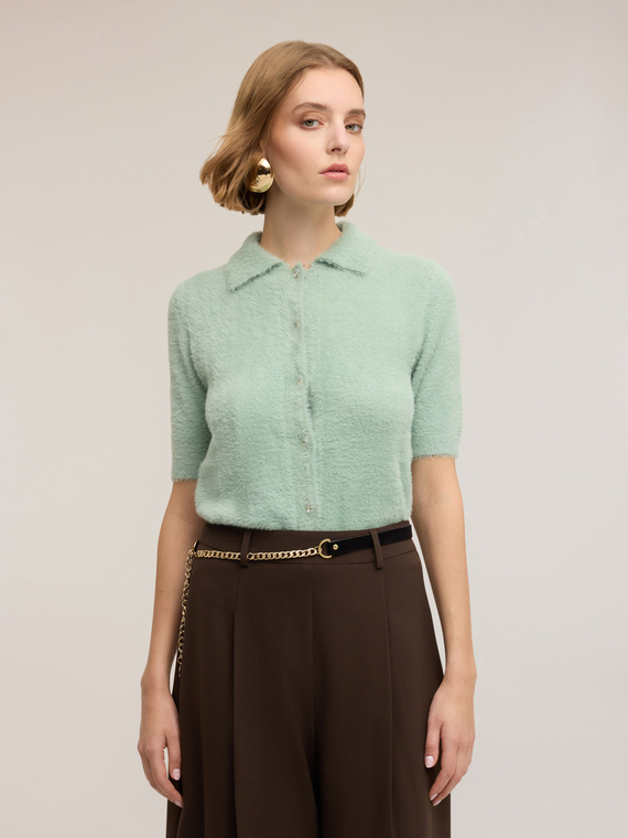 Cardigan en maille avec boutons