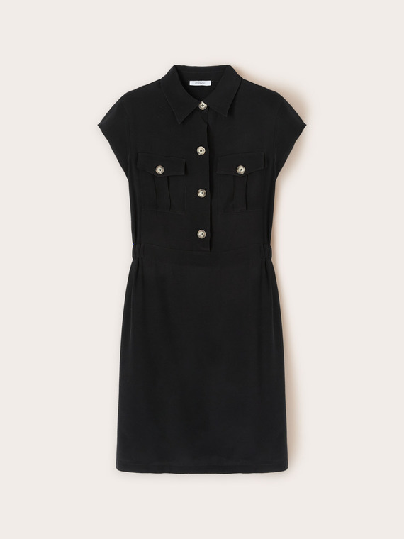 Robe chemisier à poches