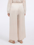 Weite Hose aus Stretch-Satin image number 1