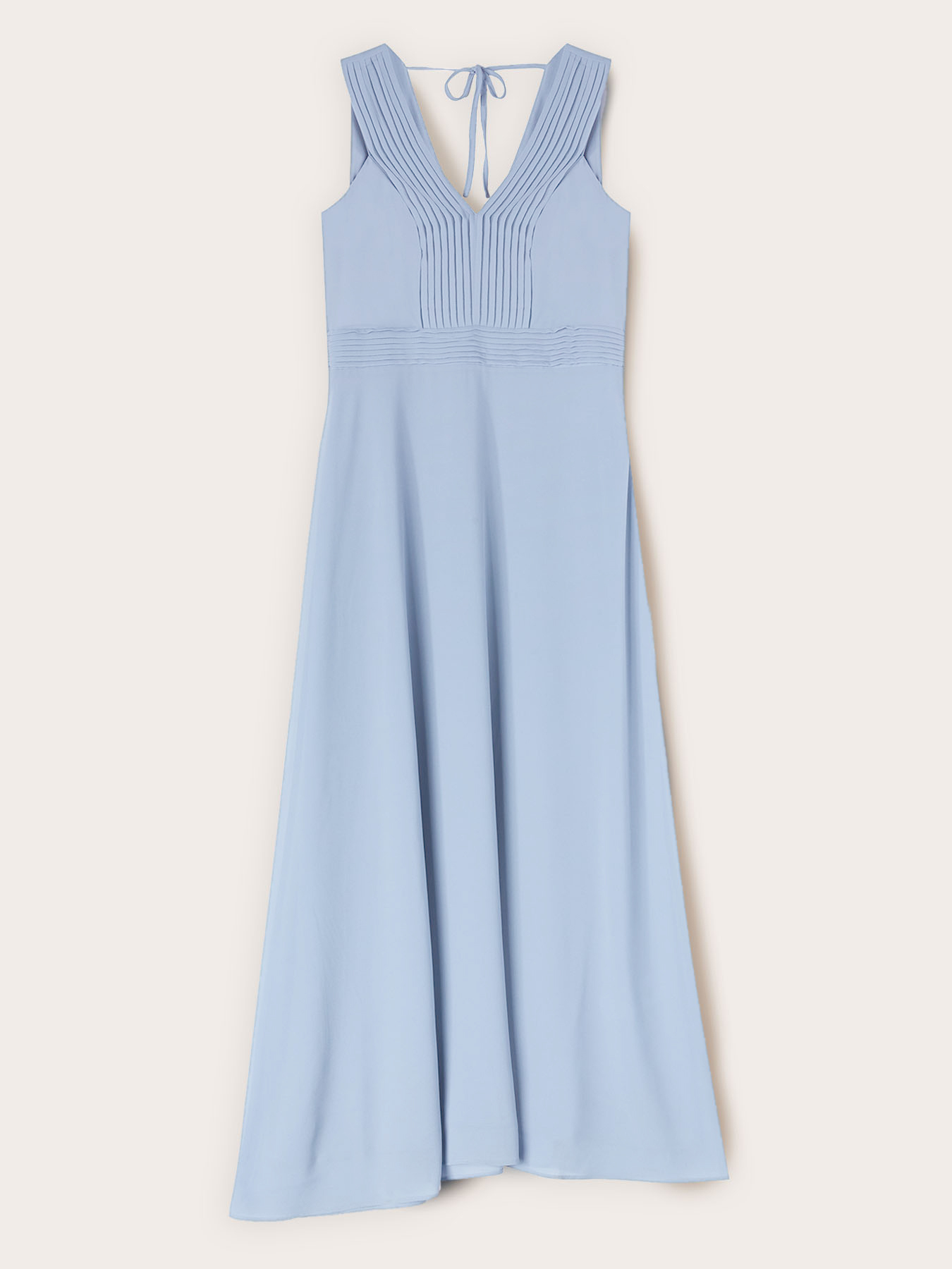 Long dress in georgette image number 4