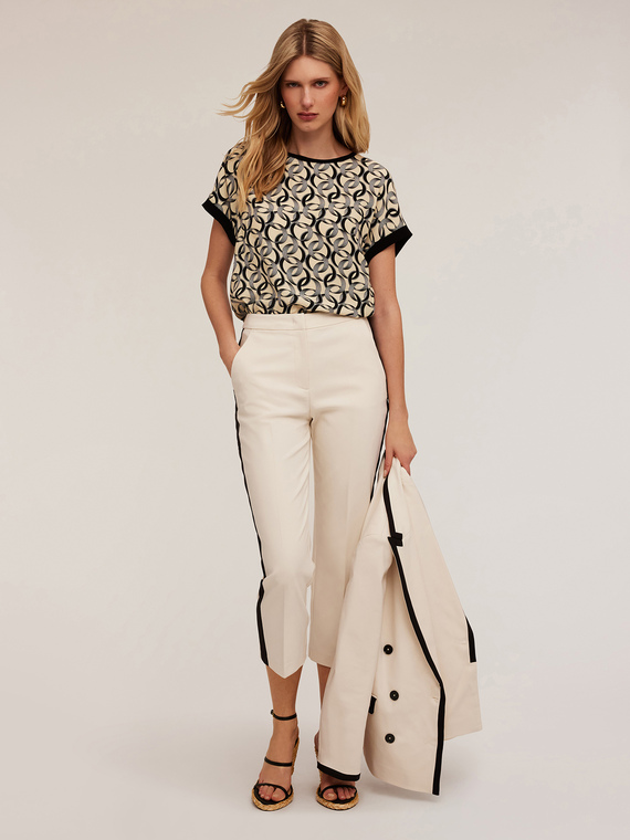 Blusa kimono fantasia anelli