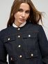 Short denim jacket image number 2