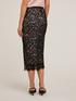Gonna longuette in pizzo macramé image number 1