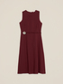 Mixed linen dress with jewel dye image number 4