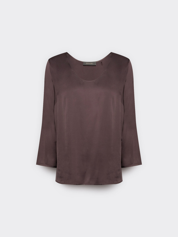 Chemisier en satin extensible