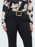 Belt with maxi golden buckle image number 0
