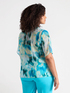 Bedruckte Bluse mit Rüschen image number 1