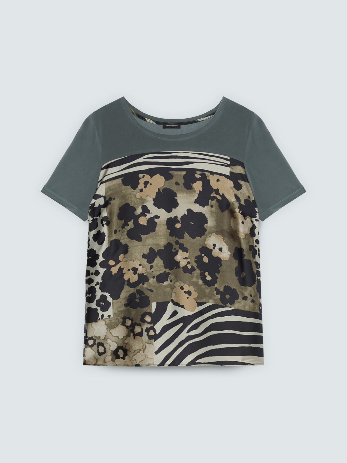 T-shirt bimati&egrave;re avec imprim&eacute; image number 4