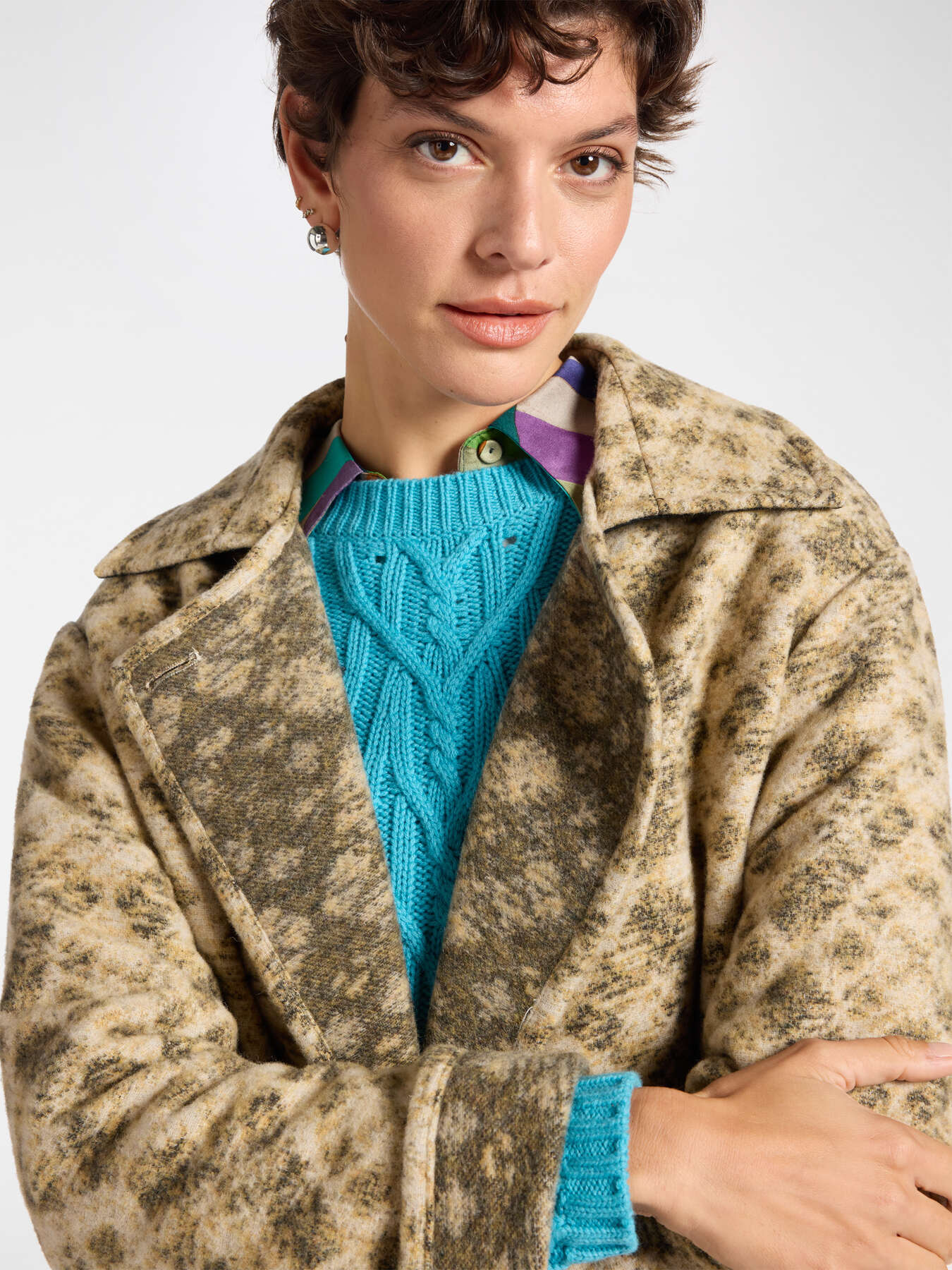 Manteau jacquard image number 2