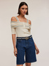 Top off-shoulder in maglia image number 2