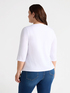T-shirt con catena sullo scollo image number 1