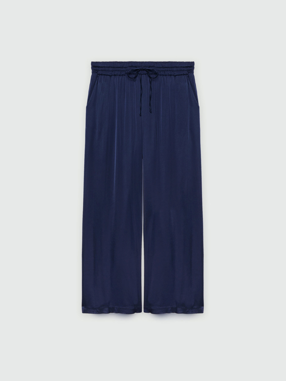 Pantalón palazzo de raso