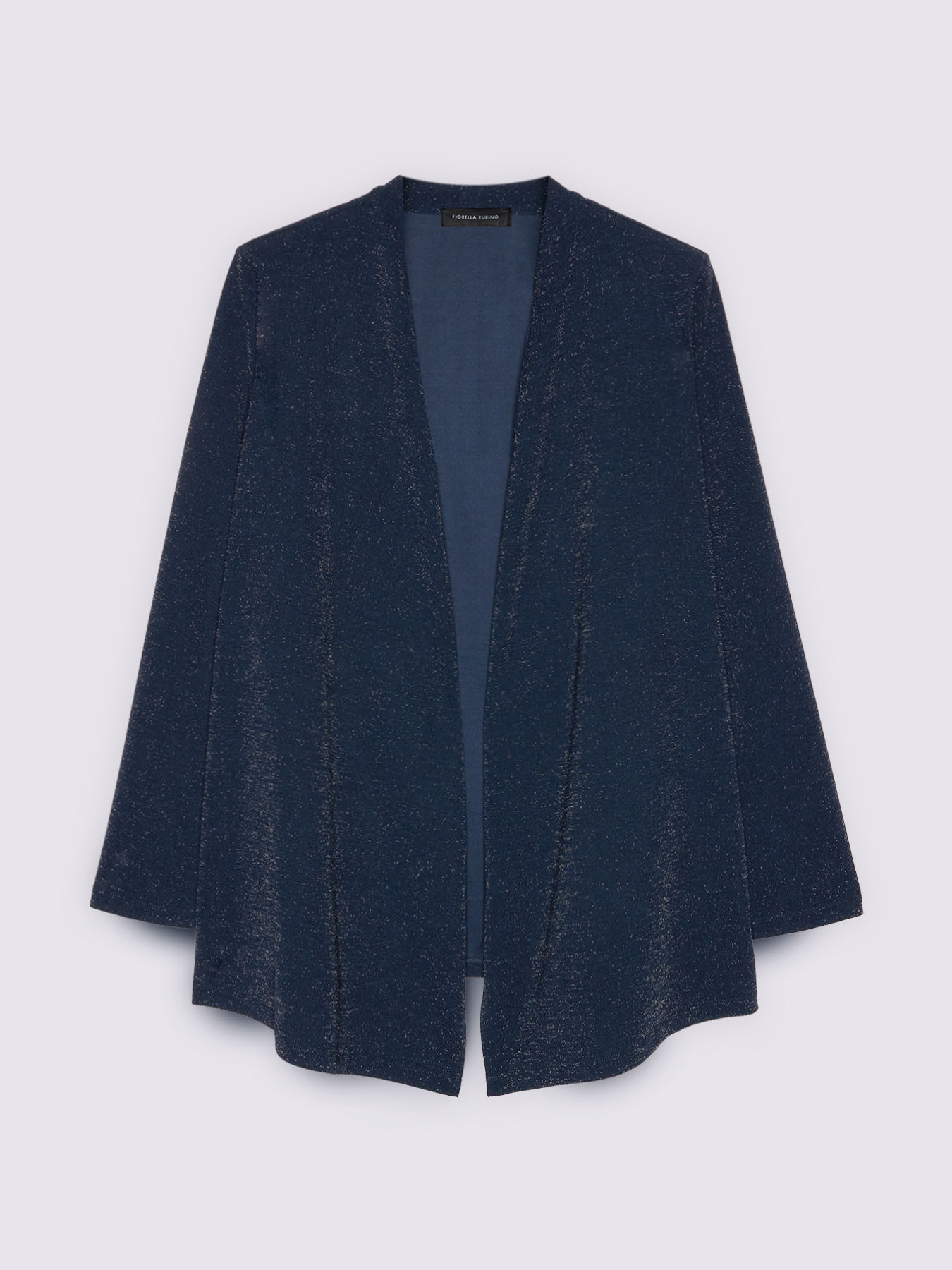 Cardigan ouvert en jersey lurex image number 5