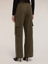 Cargo pants in mixed lyocell gabardine image number 3