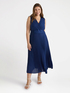 Plissee-Kleid mit V-Ausschnitt image number 2