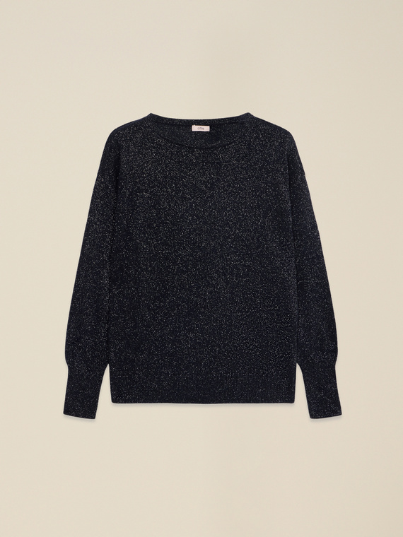 Maglia lurex misto cashmere