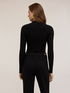 Gerippter Rollkragenpullover mit enger Passform image number 1