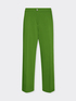 Cropped gabardine trousers image number 4