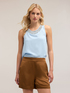 Flowing top with crystal stone fringes image number 3