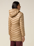 Lightweight midi down jacket with hood image number 1