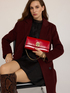 Coated fabric clutch image number 0