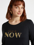 Besticktes Sweatshirt aus Viskose LENZING™ ECOVERO™ image number 2