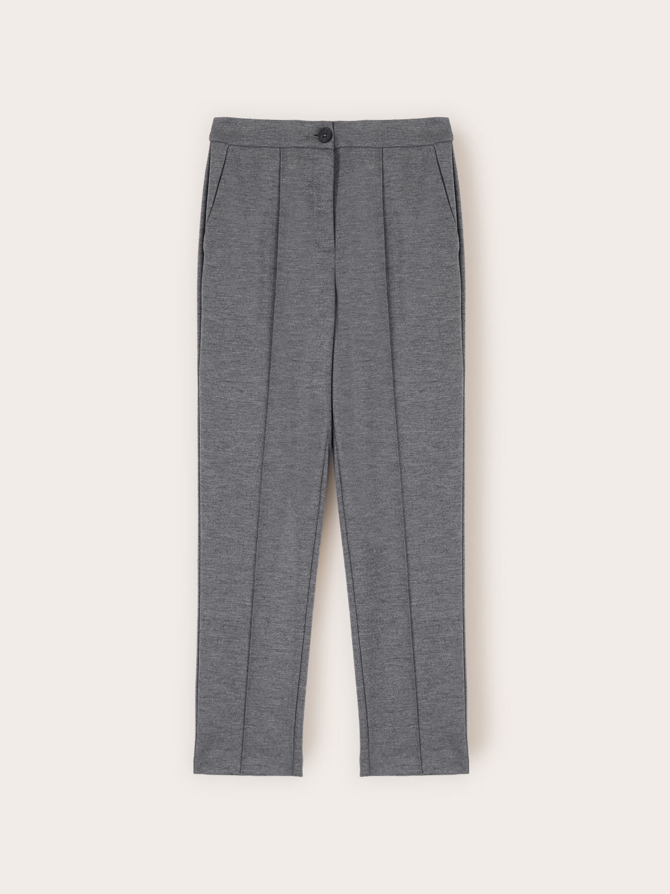 Pantaloni in jersey in misto lana image number 3