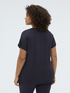Zweifarbiges T-Shirt mit leuchtenden Applikationen image number 1