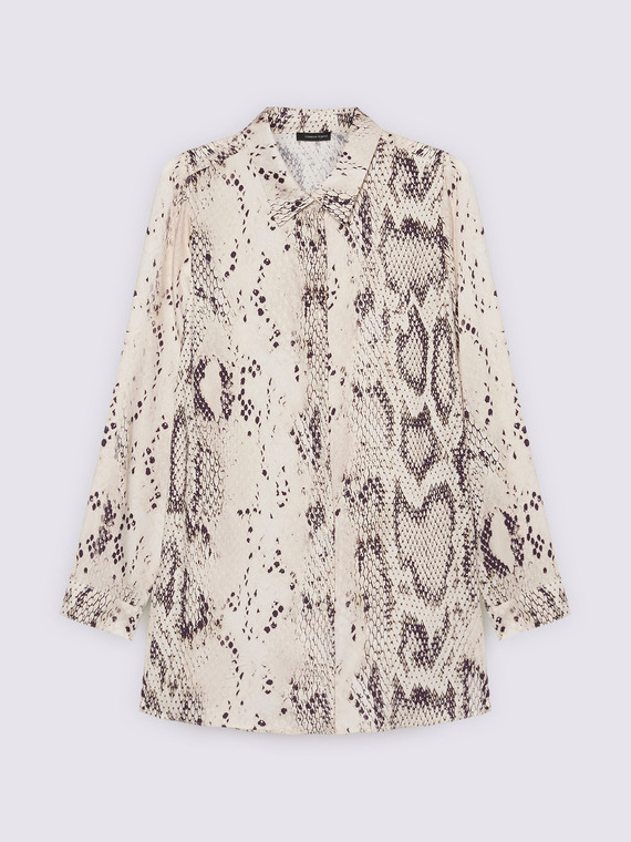 Camicia stampa pitonata