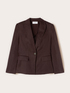 Linen lyocell blend blazer image number 4