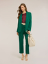 Blazer monopetto misto lino image number 0