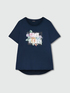 T-shirt avec imprimé et strass image number 4
