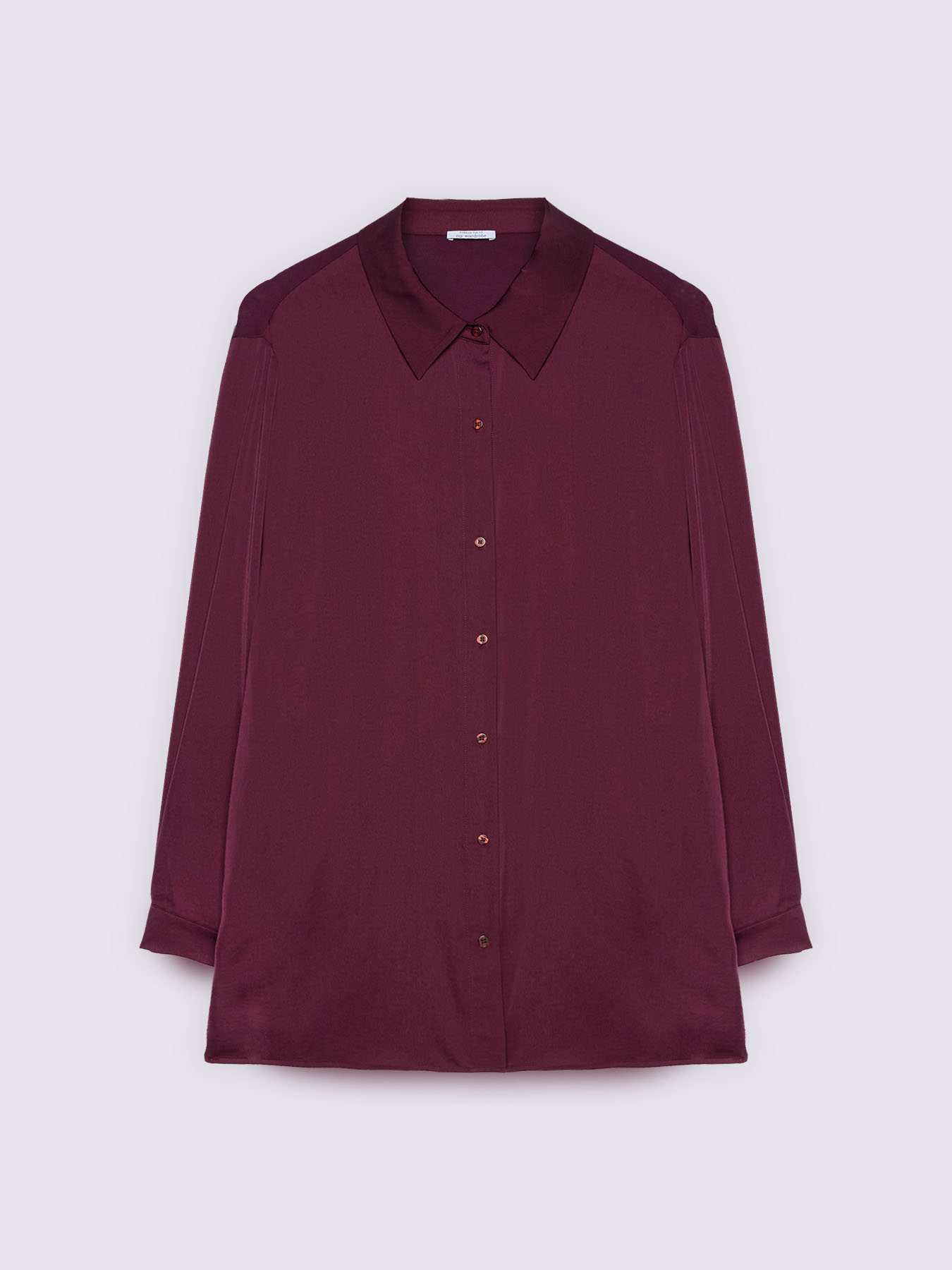 Camicia bimaterica misto viscosa image number 4