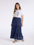 Long flounced skirt image number 2