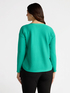 Sweatshirt with ombré effect sequins image number 1