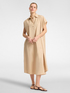 Robe mi-longue en popeline image number 0